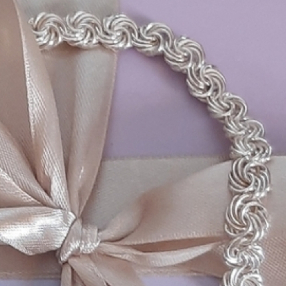📿❤Rosetta Love Knot Bracelet- Rare Find -Italy 925 Solid Sterling Silver❤📿